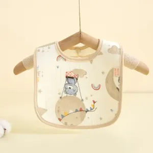 Baby U-Shaped Waterproof Bib - Planet Bear