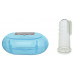 Fisher-Price Silicone Finger Brush with Case Blue (1016400)