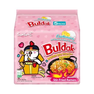 Samyang Carbonara Buldak Spicy Ramen 650gm (Family Pack)