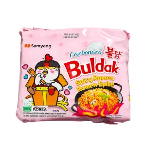Samyang Carbonara Buldak Spicy Ramen Epic 650gm (Family Pack)