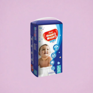 Fresh Happy Nappy Pant Diaper Large 9-14Kg 34 Pcs