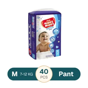 Fresh Happy Nappy Pant Diaper Medium 7-12Kg 40 Pcs