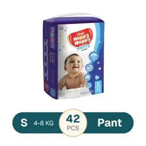 Fresh Happy Nappy Pant Diaper Small 4-8Kg 42 Pcs