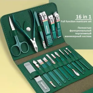 Portable Nail Clipper Set - 16 Pcs