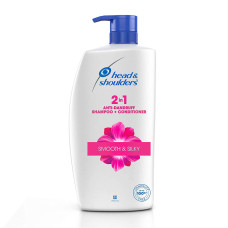 Head & Shoulders 2-in-1 Smooth and Silky, Anti Dandruff Shampoo + Conditioner for Women & Men 1000 ml