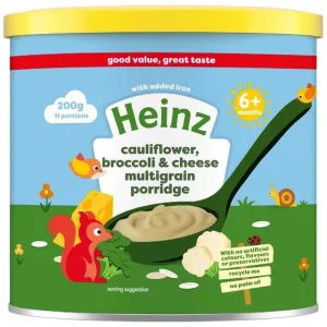 Heinz 6+month First Steps Multigrain, Cauliflower, Broccoli & Cheese Porridge