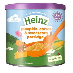 Heinz Pumpkin Carrot and Sweetcorn Porridge
