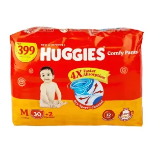 Huggies Wonder Pants M 32s (7-12 kg) Bubble Bed