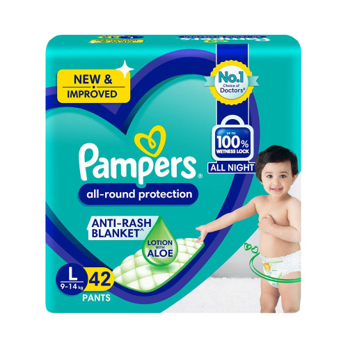 Pampers All round Protection Pants Large 9-14 kg 42 pcs 