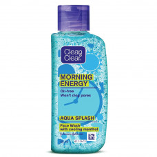 Clean & Clear Morning Energy Aqua Splash Face Wash with Cooling Menthol 50ml