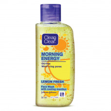 Clean & Clear Morning Energy Lemon Fresh Face Wash with Cooling Menthol 50ml