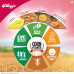 Kellogg's Corn Flakes Strawberry Puree Breakfast Cereal 300gm