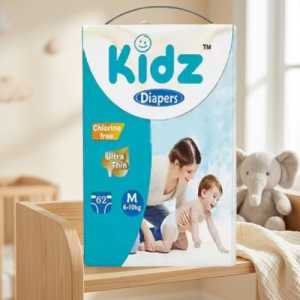 Kidz Baby Diaper Belt M (5-10 kg) 62 pcs