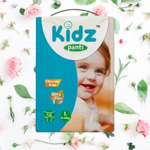 Kidz Pants Style Baby Diaper (9–14 kg) – L 58 pcs