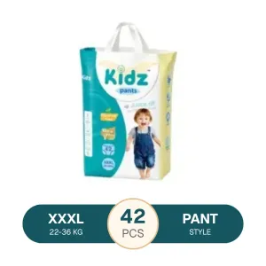 Kidz Diaper PANT, XXXL (22-36kg) 42pcs