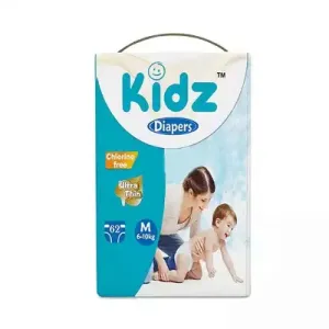 Kidz Baby Diaper Belt M (5-10 kg) 62 pcs