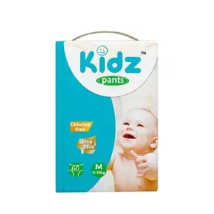 Kidz Baby Diaper Pant M (5-10 kg) 60 pcs