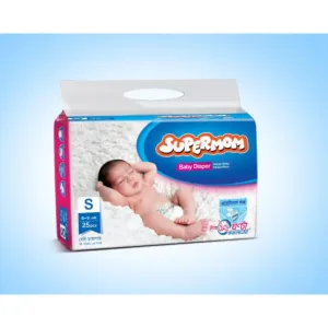 Supermom Baby Diaper- Size Small (3-8) kg - 25pcs