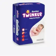Savlon Twinkle Baby Diaper 34 pcs Large Size. 9-14 kg.