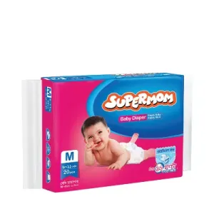 Supermom Baby Diaper Belt M (6-11 kg) 20 pcs