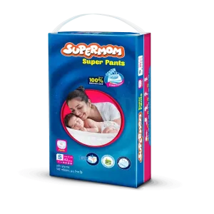 Supermon Baby Super Pant Diaper Small (0-8)kg 42pcs Pack