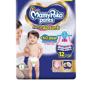 MamyPoko Pants Large 9-14 Kg 48 Pcs (Made in India)