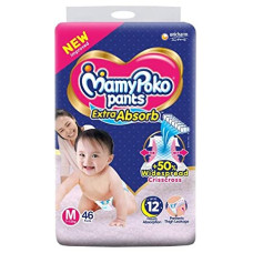 MamyPoko Pants Medium 7-12 Kg 46 Pcs (Made in India)