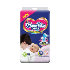 MamyPoko Pants Newborn 0-5 Kg 34 Pcs (Made in India)