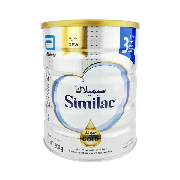 Similac Gold Stage 3 Growing Up Formula Milk Powder 800g