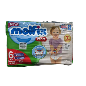 Molfix Supre Adv.PK XX Large (16+ Kg) 36 pcs Pant Diapar