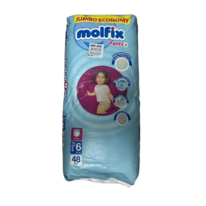Molfix Jumbo Pants XXL 15+ Kg 48 Pcs (Made in Turkey)