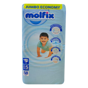 Molfix Jumbo Junior Belt 11-25 Kg 58 Pcs (Made in Turkey)
