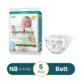 Mumlove Ultra Thin Baby Belt Diaper New Born - 5 pcs