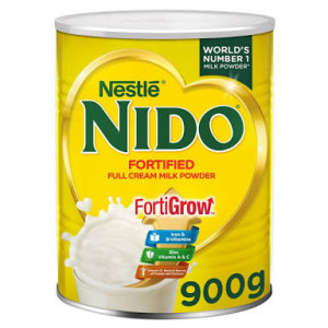 Nestle Nido Fortified Full cream Milk Powder(Dubai) – 900gm Tin
