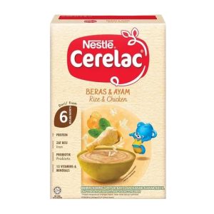 Nestle Cerelac Rice & Chicken pack 250gm (Malaysia)