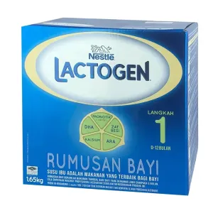 Nestle Lactogen 1 Baby Milk Infant Formula (0-12 Months) - 1.65kg (Malaysian)
