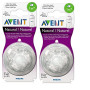 Philips Avent Natural Teat 1m+ Set of 2 ( Slow Flow)