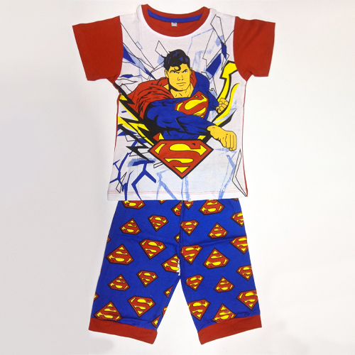 Boy's T-Shirt With Pant Superman