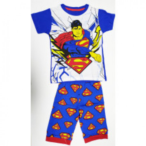 Boy's T-Shirt With Pant Superman - Blue