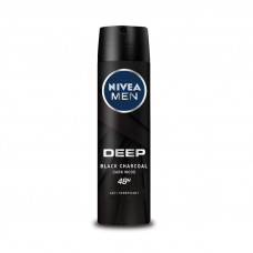 Nivea Men Deep Black Charcoal Darkwood Body Deodorant 150ml