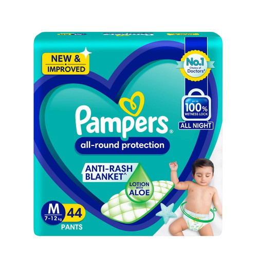 Pampers All round Protection Pants Medium 7-12 kg 44 pcs 