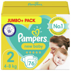 Pampers Diapers Mini Size 2 Belt 4-8kg- 76 pcs (UK)