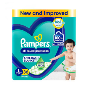 Pampers All round Protection Pants Large 9-14 kg - 36 pcs