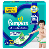 Pampers All round Protection Pants Large 9-14 kg 38 pcs 