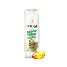 Pantene Advanced Hairfall Solution 2in1 Anti-Hairfall  Silky Smooth Shampoo & Conditioner for Women 180 ml