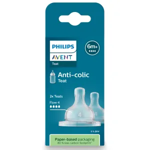 Philips Avent Anti-Colic Teat 6m+ ( Fast Flow)
