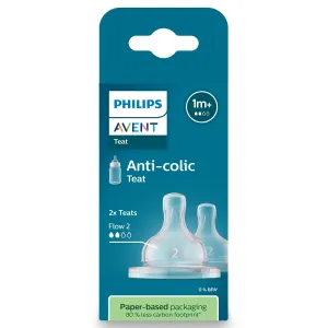 Philips Avent Anti-Colic Teat 1m+ (Slow Flow)