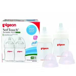 Pigeon SofTouch Bottle PP 160ml Twin Pack