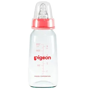 Pigeon Peristaltic Nipple Sn Glass Bottle 120ml