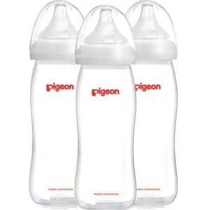 Pigeon SofTouch Feeder Bottle Triple Pack (3 Pcs/Set - 330 ml / 11oz) - 78499